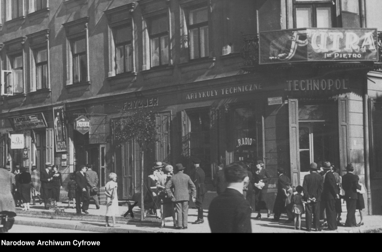 Częstochowa. Ulica Piłsudskiego, 1934 r. /NAC