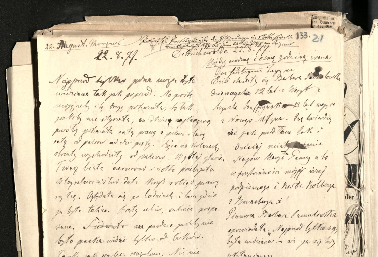 Dokumentacja objawień gietrzwałdzkich sprzed blisko 150 lat zostanie zakonserwowana. Fot. Archiwum Archidiecezji Warmińskiej