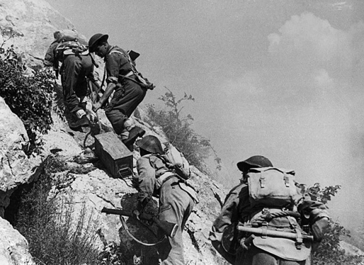 Bitwa o Monte Cassino. Źródło: Wikimedia Commons