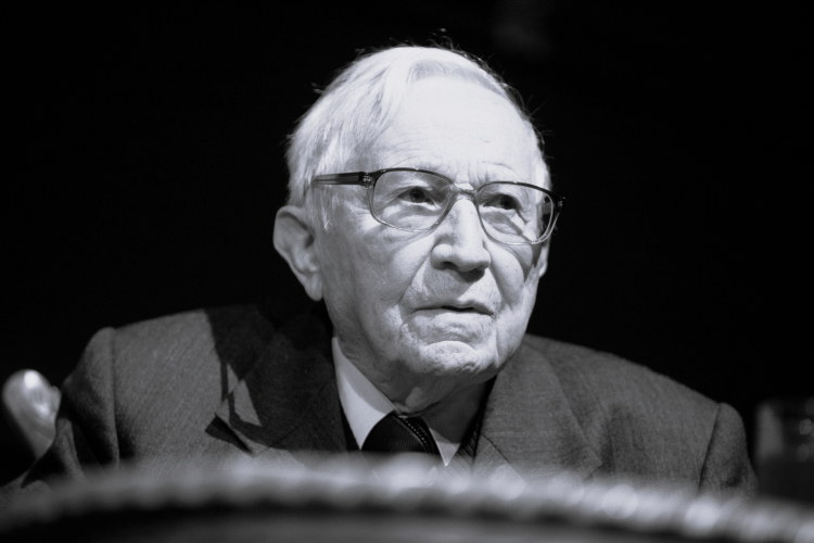 Tadeusz Różewicz. Fot. Grzegorz Michałowski (PAP)
