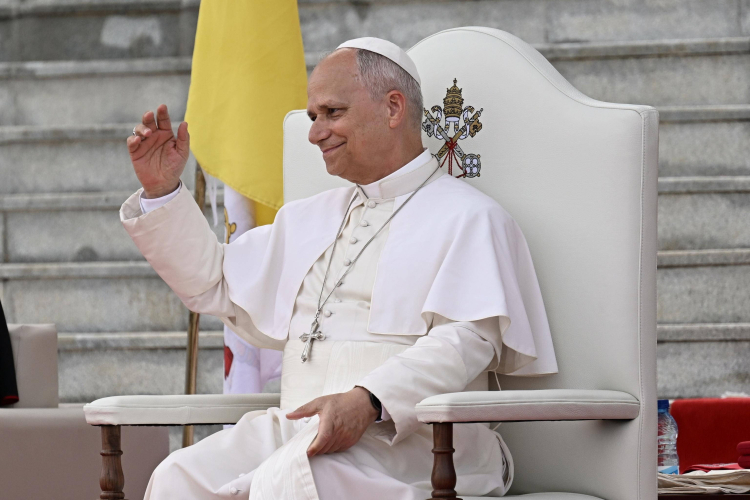 Papież Leon XIV. Fot. EPA/LUCA ZENNARO Dostawca: PAP/EPA.
