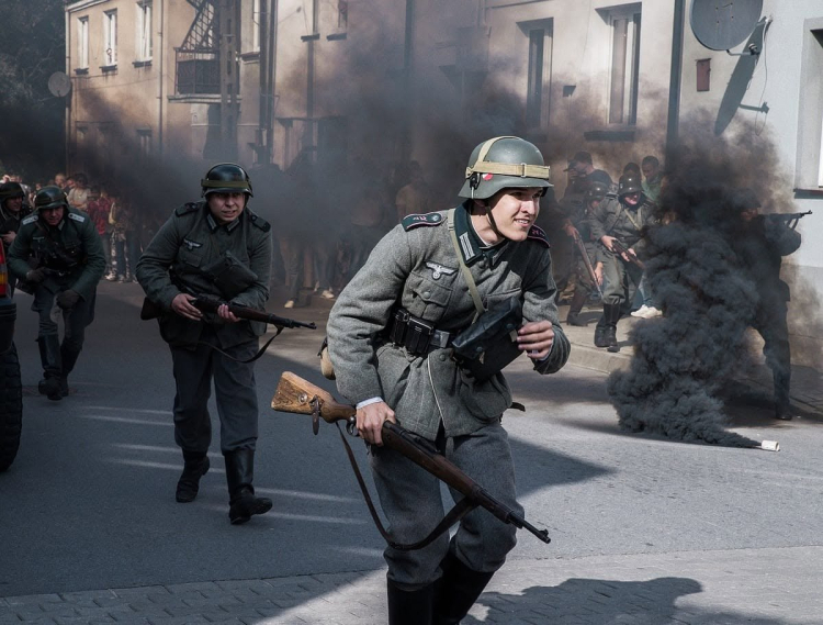 Widowisko historyczne „Wrzesień 1939 pod Wyszogrodem”. Fot. muzeumplock.eu