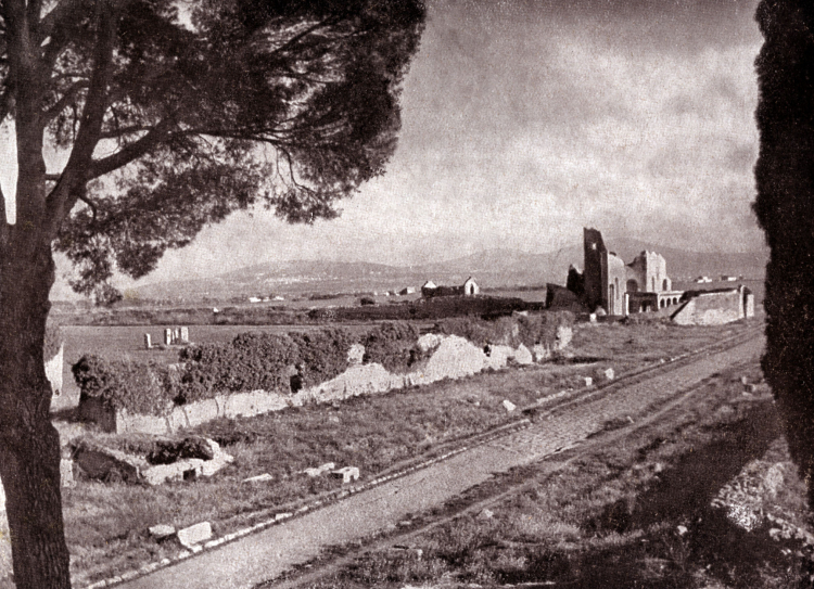 Via Appia Antica, 1930 r./Źródło: it.wikipedia