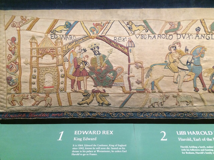 Fragment  Tkaniny z Bayeux. Fot. wikipedia