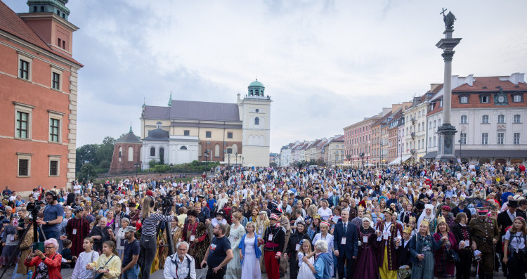 Orszak Dziejów w Warszawie. Fot. Stowarzyszenie Orszak Dziejów