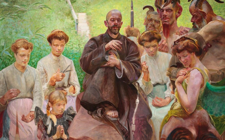 Jacek Malczewski „Święty Franciszek” 1908r. Fot. Muzeum Narodowe w Warszawie