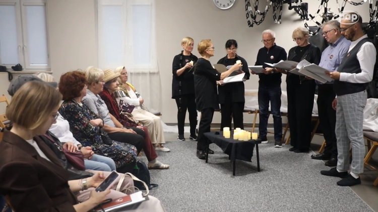 Czytanie „Dziadów” Mickiewicza w Białymstoku po białorusku i w esperanto w ramach akcji Narodowego Czytania.  Fot. PAP/wideo
