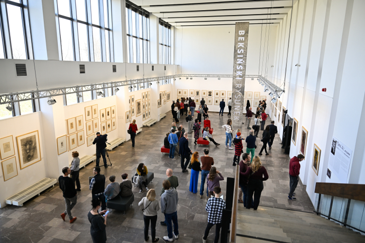 Galeria Beksińskiego w Krakowie. Fot. PAP/Art Service