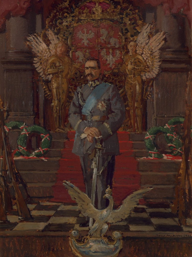 Portret Józefa Piłsudskiego autorstwa Józefa Mehoffera. Mat. muzeum