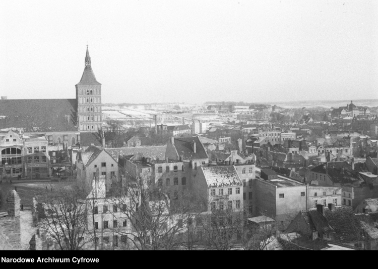 Olsztyn, lata 1945 - 1950 Fot. NAC
