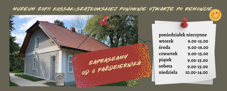Od wtorku Muzeum Zofii Kossak w Górkach Wielkich już w swej siedzibie. Fot. Muzeum Zofii Kossak-Szatkowskiej