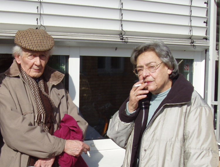 Spotkanie z Zygmuntem i Janiną Bauman na Uniwersytecie w Vaxjo. Fot. Jerzy Kociatkiewicz/https://commons.wikimedia.org/