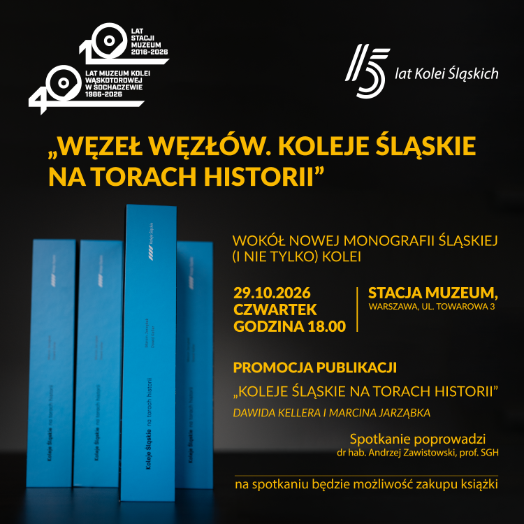W Stacji Muzeum w Warszawie premiera książki o historii kolei