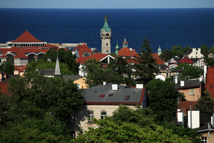 Sopot (panorama miasta). Fot. PAP/Roman Jocher