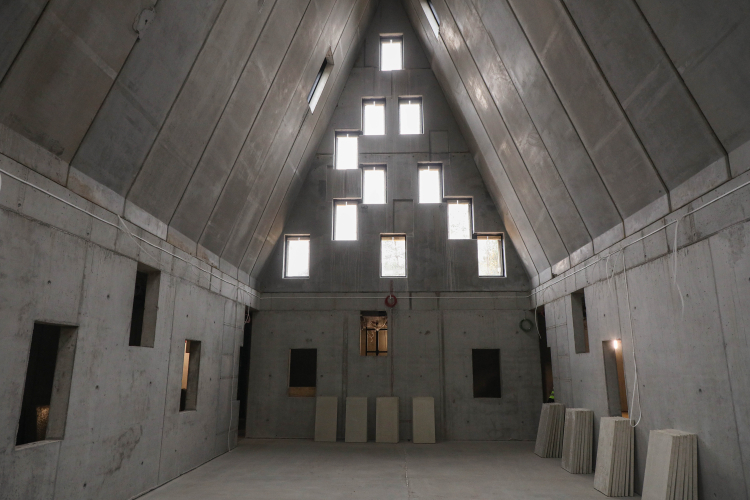 Budowa Muzeum Błogosławionego ks. Jerzego Popiełuszki w Okopach. Fot. PAP/Artur Reszko