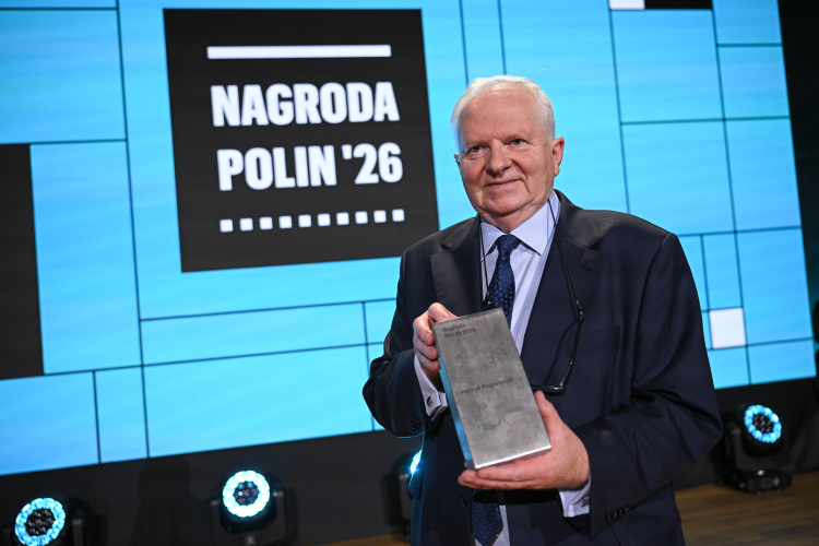 Henryk Pogorzelski, laureat nagrody POLIN w 2026 r. Fot. PAP/Marcin Obara