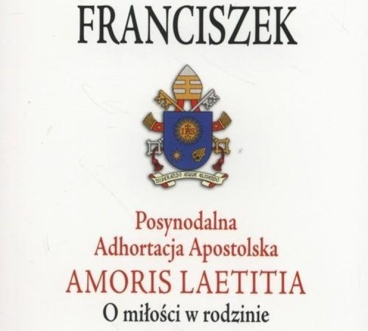 Okładka adhortacji papieża Franciszka „Amoris laetitia”. Fot. wikipedia