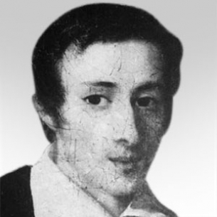 Fryderyk Chopin - portret Anny Chamiec wg portretu olejnego Ambrożego Mieroszewskiego, który spłonął w 1939 r. Fot. PAP/CAF
