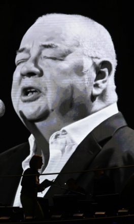 Stanisław Soyka w Operze Leśnej w Sopocie 21 sierpnia 2025 r. Fot. PAP/Andrzej Jackowski
